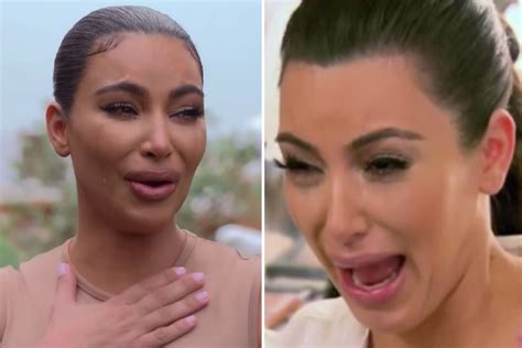 kim kardashian s ugly crying face mocked by kuwtk fans after star bursts into tears in final