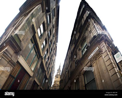 Panoramic View Of King Street Newcastle Upon Tyne Stock Photo Alamy