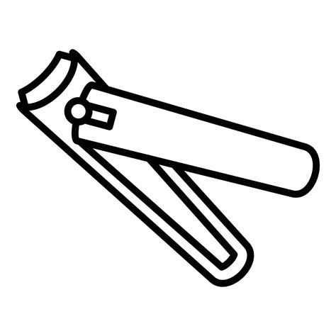 Nail Clipper Icon Style 9195855 Vector Art At Vecteezy