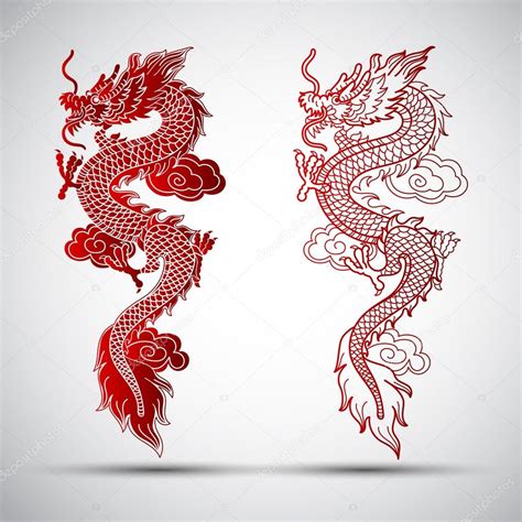 Traditional Chinese Dragon Stock Vector Image By ©10comeback 114973860