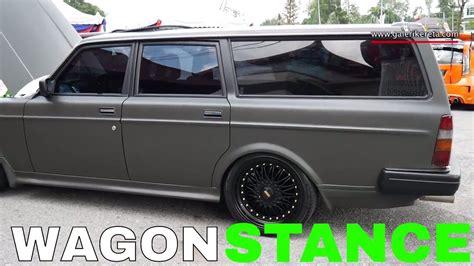 Matte Volvo Wagon Stance Modified Galeri Kereta In 2021 Volvo