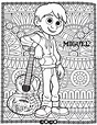 Pinto Dibujos: Coco para colorear | Pelicula coco mandala para niños