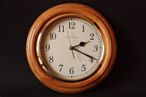 Brown Wooden Framed Clock Showing 219 · Free Stock Photo