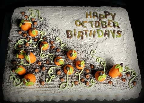 K S Cakes October Birthday Cake