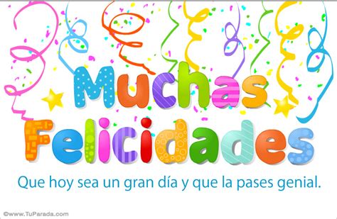 Tarjeta De Felicidades Con Adornos Tarjetas De Felicidades