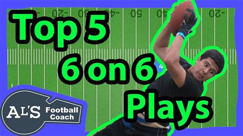 Top 5 Best 6 On 6 Flag Football Plays Youtube