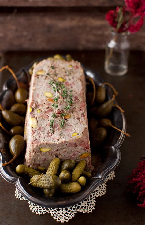 Country Pate With Pistachios At Cooking Melangery