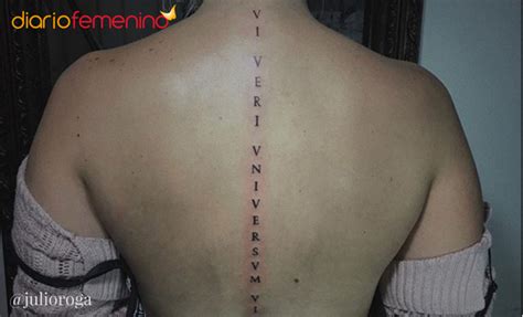 Frases Tatuajes En La Espalda Hombres Letras Estos Tatuajes Son Muy Delicados Y Femeninos