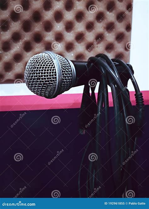 Make It Sound Louder With This Microphone Stock Image Image Of