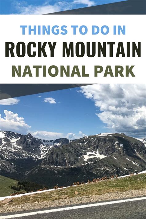 7 Ideas On What To Do In Rocky Mountain National Par In 2020 Rocky