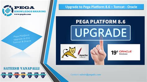 How To Upgrade Pega Platform 86 Iua Tomcat Oracle Pega Ks