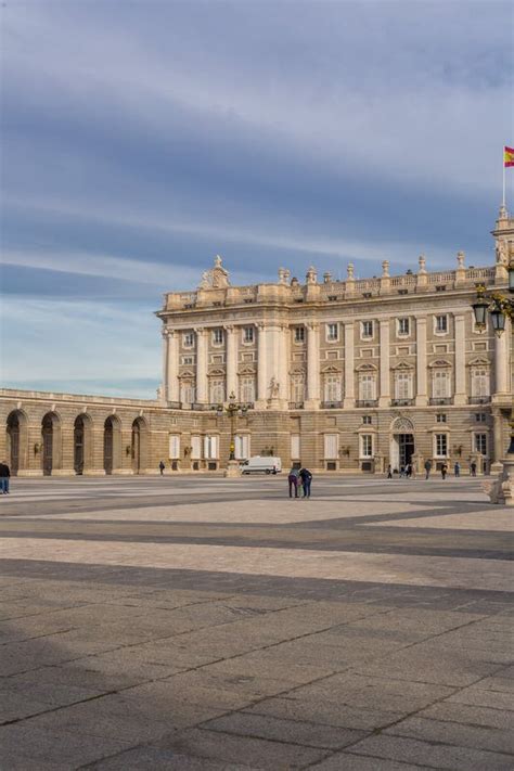 Palacio Real De Madrid Is The Official Residence Of The Spanish Royal