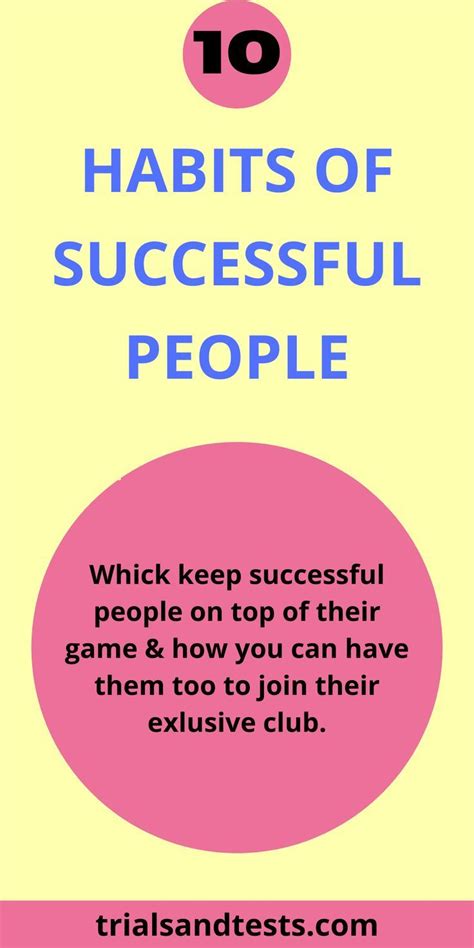 10 Habits of Successful People Which Always Keeps Them On Top ...