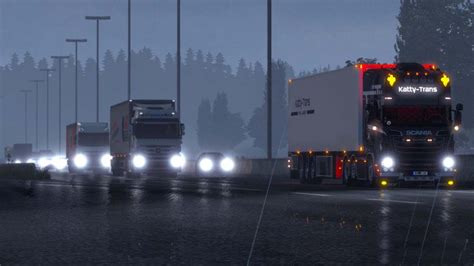 Ets2 Realistic Lights By Alexandermc Ets2 Mods Euro Truck Simulator