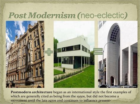 Post Modern Architecture And The Architects Involoved In It
