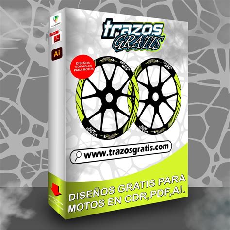 Vectores Editables Para Rines De Moto