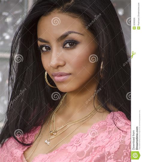Beautiful Exotic Young Woman Stock Photo Image 32369026