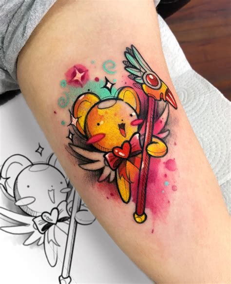 ️Ҝ乇尺乃乇尺の丂 Cardcaptorsakura Tattoo By Brandon Bec Sakura Tattoo