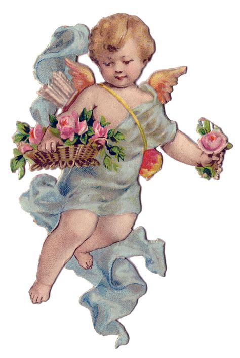 vintage valentine s day clip art sweet cherub the graphics fairy