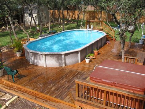 15x30 Oval Pool Traditional Swimming Pool And Hot Tub Austin By