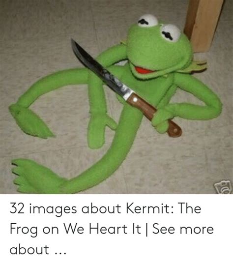 Download Meme Kermit The Frog With Hearts Png And  Base