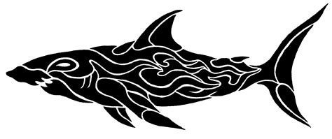 Tribal Shark Tattoo By Biobreed On Newgrounds