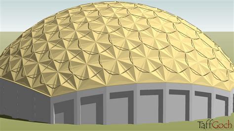 Geodesic Dome Roof 3d Warehouse