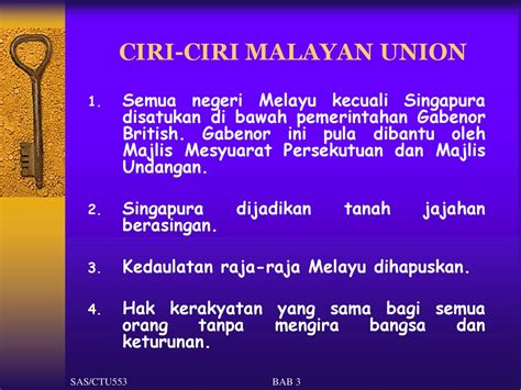 Ciri Ciri Perlembagaan Malayan Union Esei Ting 4 Bab 4 4 2 Gagasan