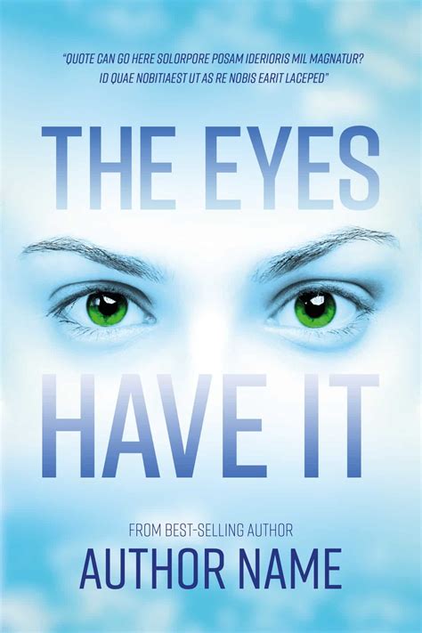 The Eyes Have It The Book Cover Designer