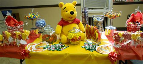 Winnie The Pooh Candy Buffet And Custom Chocolate Pinterest