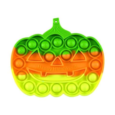 Halloween Push Bubble Pop Fidget Sensory Toy Pumpkin Ghost Skull Stress