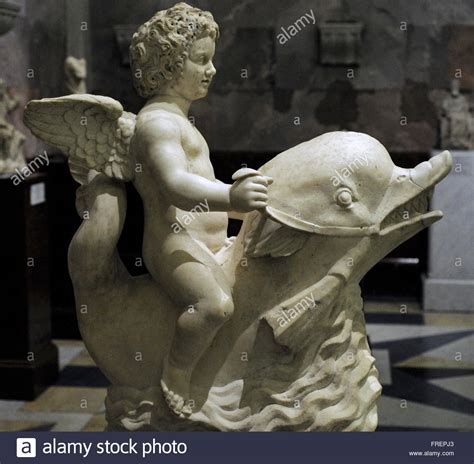 Roman Art Eros Riding A Dolphin Roman Work After The Greek Models Of The Rd Century Bc