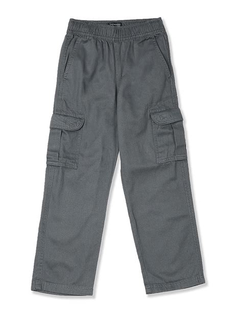 Buy The Childrens Place Boys Boys Grey Pull On Cargo Pants