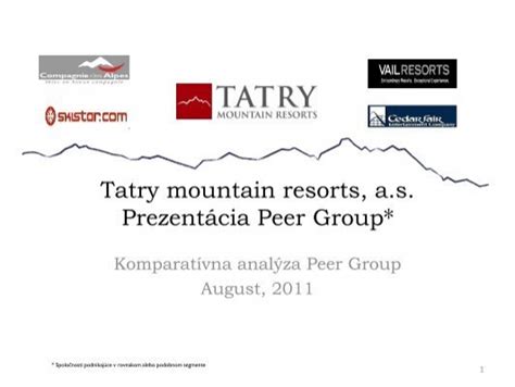 Tatry Mountain Resorts A S Peer Group Presentation