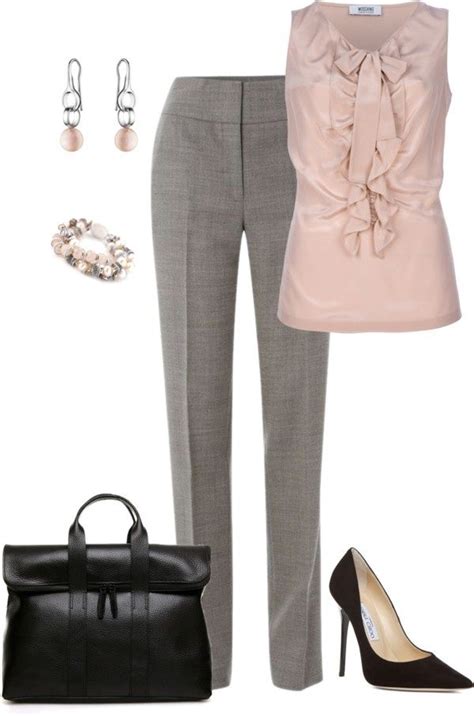 Grey N Light Pink My Style Pinterest Summer Work Outfits Cute