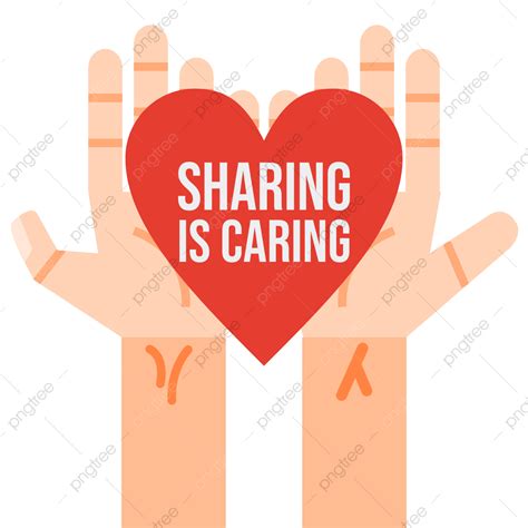 Share Illustration Vector Design Images Sharing Is Caring Illustration