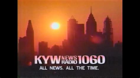 Kyw News Radio 1060 Philadelphia 1994 Ad Youtube