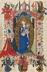 Catherine of Cleves Book of Hours, showing Catherine praying to the ...