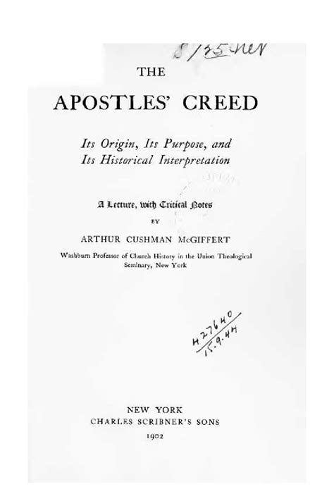 The Apostles Creed Its Origin Its Purpose And Ubuy India