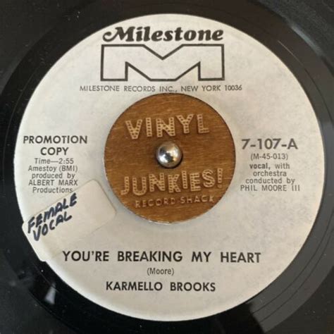 popsike.com - KARMELLO BROOKS - TELL ME BABY - Rare Northern Soul 45 MONSTER Hear - auction details
