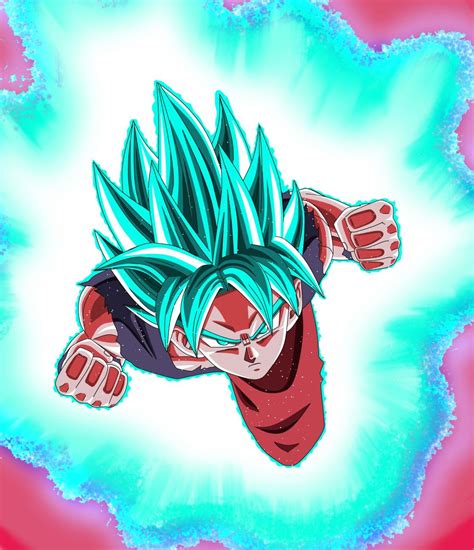 La imagen anterior pero con las 2 auras y con efecto auras echas por: Goku SSB Kaioken | Dragon ball super wallpapers, Dragon ...