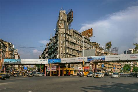 Architecture Heritage Art Deco Building Between Two Roads Chowpati