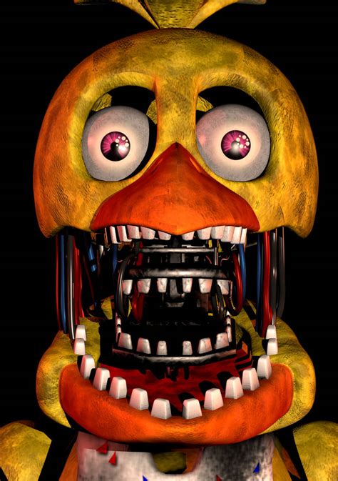 Withered Chica Ucn Icon Remastered By Manuelpedel On Deviantart
