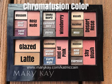 Mary Kay Chromafusion Color Palettes Highlighter Contour Blush And