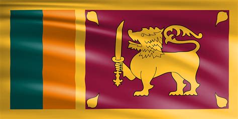 Sri Lanka Flagge Sri Lanka Flag Gifs Kostenlose Animierte Winkende