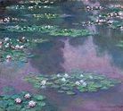 lirios de agua 14, óleo sobre lienzo de Claude Monet (1840-1926, France)