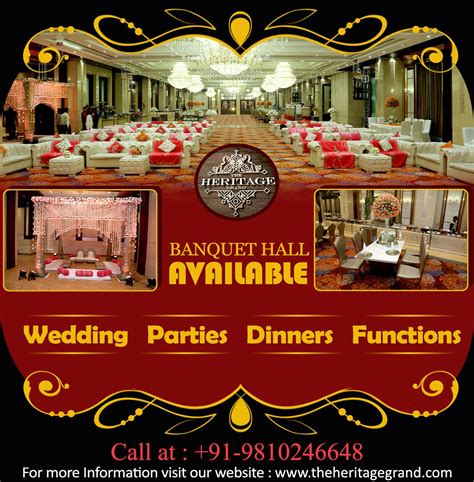Lavish Banquet Hall Available For Your Event The Heritage Grand Is Best