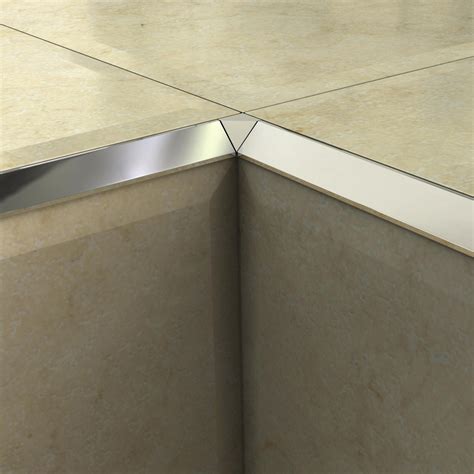12mm Silver Triangular Tile Trim