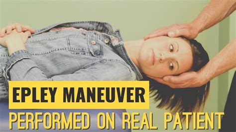 Epley Maneuver Performed On A Real Patient Suffering From Vertigo