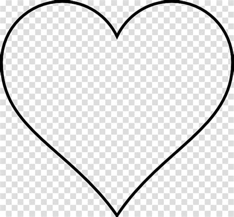 Heart Drawing Outline Human Heart Transparent Background Png Clipart